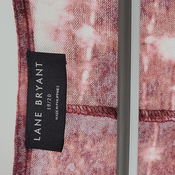 Lane Bryant Pink Tie-Dye Top - Picture 4 of 16
